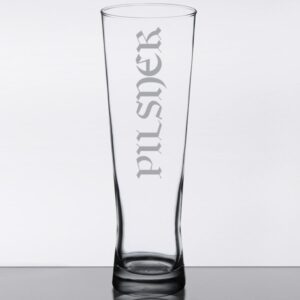Laser Engraved Libbey® 528 Pinnacle 20 oz. Pilsner Glass