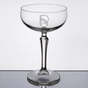 Laser Engraved Libbey® 601602 Speakeasy 8.25 oz. Coupe Glass