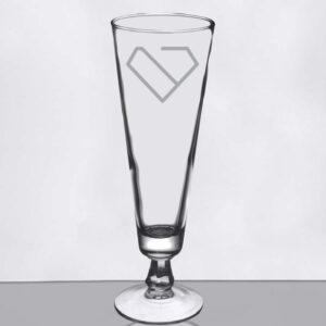 Laser Engraved Libbey® 6425 10 oz. Footed Pilsner Glass