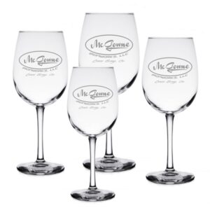 Laser Engraved Libbey® 7534 Vina 19.75 oz. Wine Glass