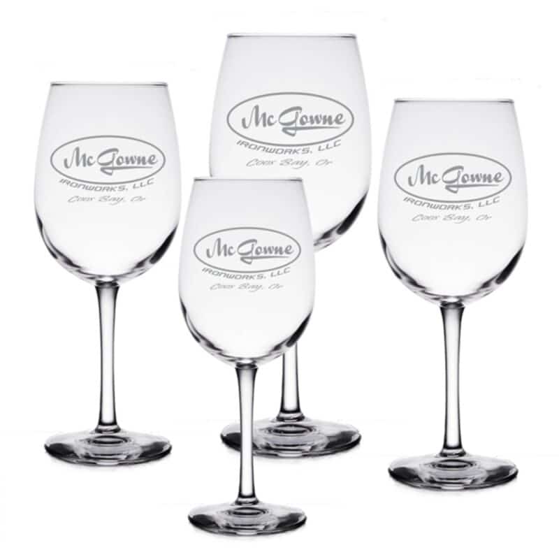 Laser Engraved Libbey® 7534 Vina 19.75 oz. Wine Glass