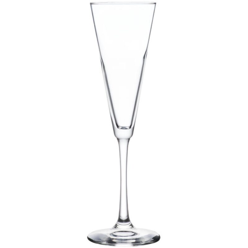 Laser Engraved Libbey® 7552 Vina 6.5 oz. Trumpet Flute Glass - 1