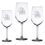 Laser Engraved Libbey® 7553 Vina 17 oz. Tall Wine Glass