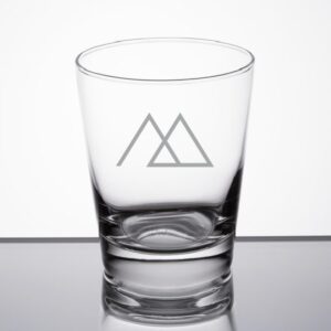 Laser Engraved Libbey® 816CD Heavy Base 15 oz. Rocks / Double Old Fashioned Glass