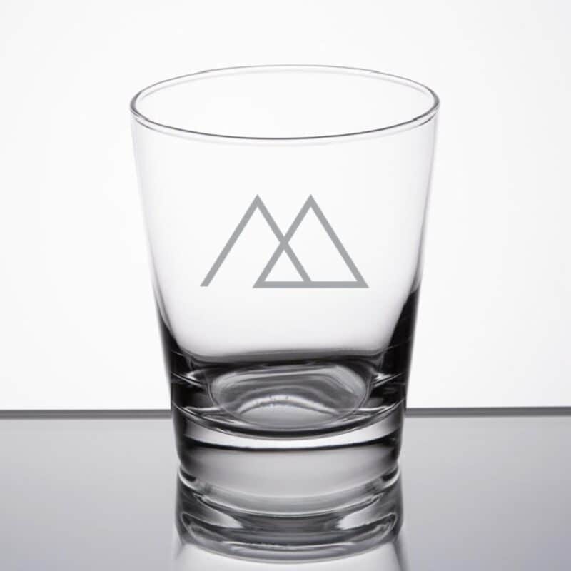 Laser Engraved Libbey® 816CD Heavy Base 15 oz. Rocks / Double Old Fashioned Glass