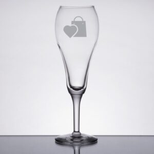 Laser Engraved Libbey® 8476 Citation Gourmet 9 oz. Tulip Champagne Glass