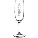 Laser Engraved Libbey® 8595SR Bristol Valley 6 oz. Flute Glass