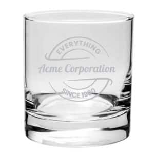 Laser Engraved Libbey® 916CD Heavy Base 8 oz. Rocks / Old Fashioned Glass