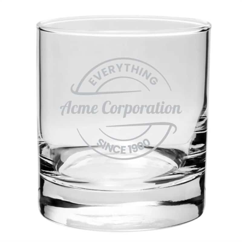 Laser Engraved Libbey® 916CD Heavy Base 8 oz. Rocks / Old Fashioned Glass