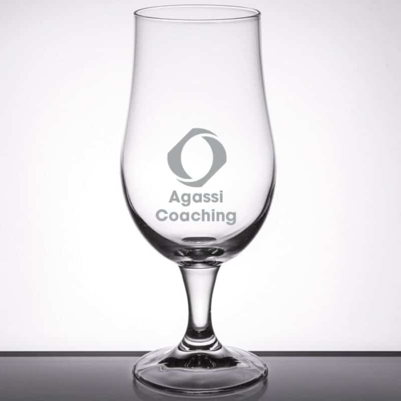 Laser Engraved Libbey® 920284 Munique 16.5 oz. Stemmed Pilsner Glass