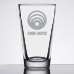 Laser Engraved Libbey® Restaurant Basics 14 oz. Rim Tempered Mixing Glass