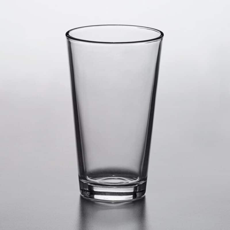 Laser Engraved Libbey® Restaurant Basics 16 oz. Mixing Glass / Pint Glass - 1
