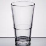 Laser Engraved Libbey® Restaurant Basics 16 oz. Rim Tempered Pint Glass - 1