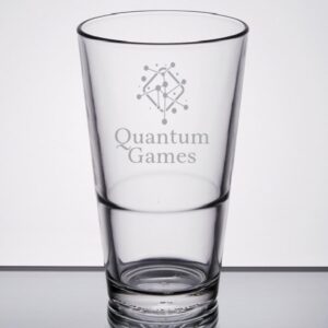 Laser Engraved Libbey® Restaurant Basics 16 oz. Rim Tempered Pint Glass