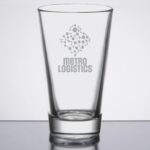 Laser Engraved Libbey® Restaurant Basics 18 oz. Rim Tempered Mixing Glass