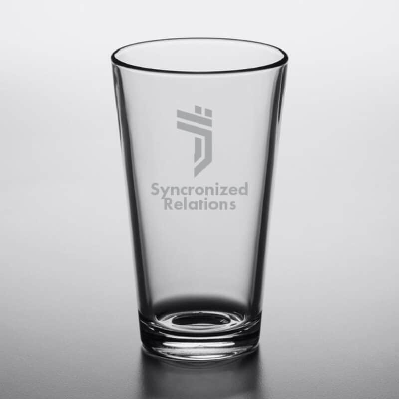 Laser Engraved Libbey® Restaurant Basics 20 oz. Mixing Glass