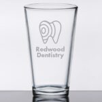 Laser Engraved Libbey® Restaurant Basics 20 oz. Rim Tempered Mixing Glass