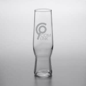 Laser Engraved Libbey® Symbio 9.5 oz. Flute Glass