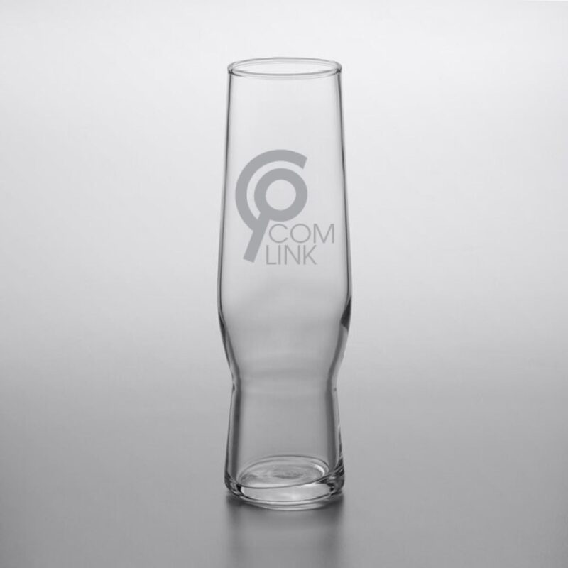 Laser Engraved Libbey® Symbio 9.5 oz. Flute Glass