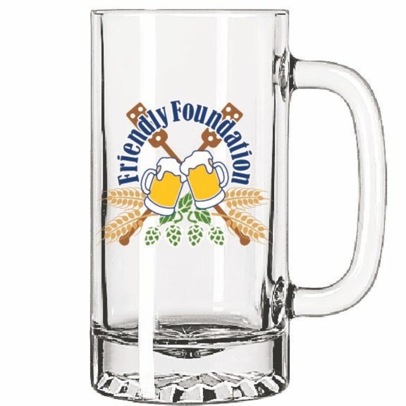 Libbey 16 oz. Glass Beer Tankard - Custom Logo Promotional Drinkware