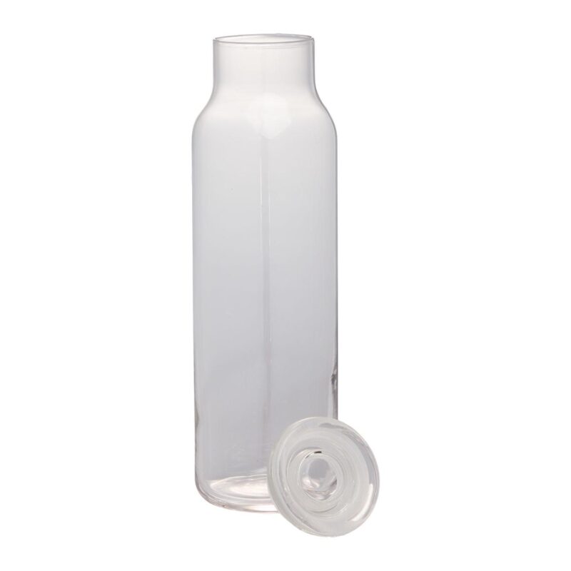 Libbey 24 oz Glass Water Bottle with Press-On Lid - 4