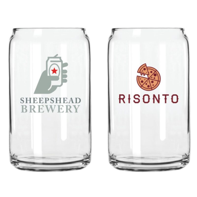 Libbey Beer Can Glass - 3