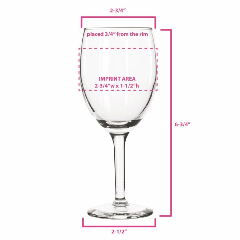 Libbey Citation White Wine Glass 8 oz - USA Made Promotional Stemware - 1