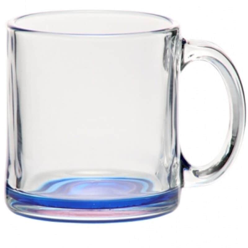 Libbey Clear Glass Coffee Mugs - 13 oz - 2