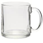 Libbey Clear Glass Coffee Mugs - 13 oz - 3