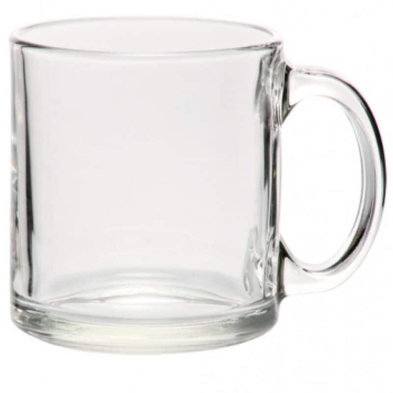 Libbey Clear Glass Coffee Mugs - 13 oz - 3