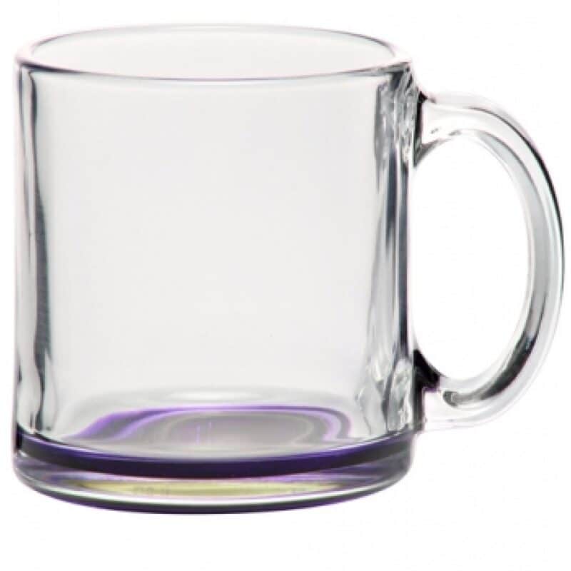 Libbey Clear Glass Coffee Mugs - 13 oz - 6