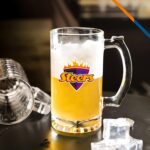 Libbey Clino Glass Beer Mugs - 12 Oz. - 2