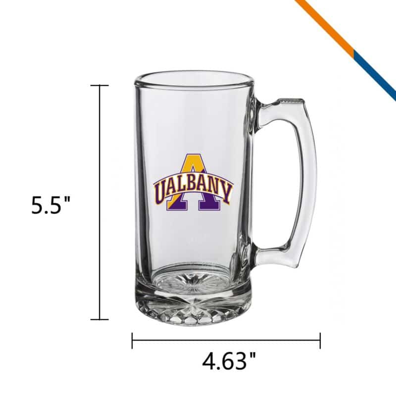 Libbey Clino Glass Beer Mugs - 12 Oz. - 3