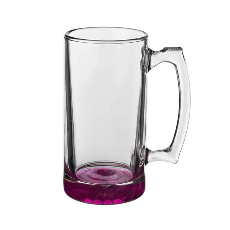 Libbey Clino Glass Beer Mugs - 12 Oz. - 6