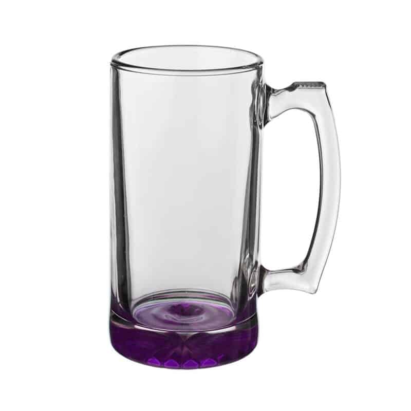 Libbey Clino Glass Beer Mugs - 12 Oz. - 7
