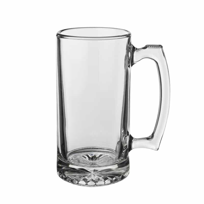 Libbey Clino Glass Beer Mugs - 12 Oz. - 9