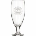 Libbey Embassy Footed Pilsner Glass 16 oz - Made in USA