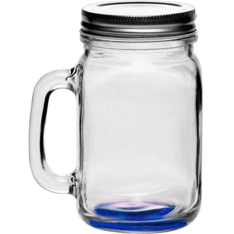 Libbey Handle Mason Jars with Lids - 1