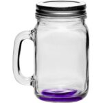 Libbey Handle Mason Jars with Lids - 5