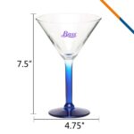 Libbey Hattie Martini Glasses - 8.5 Oz. - 3