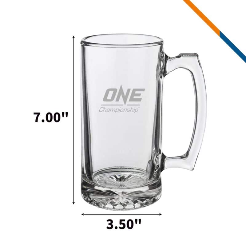 Libbey Hemo Glass Beer Mugs - 25 Oz. - 3