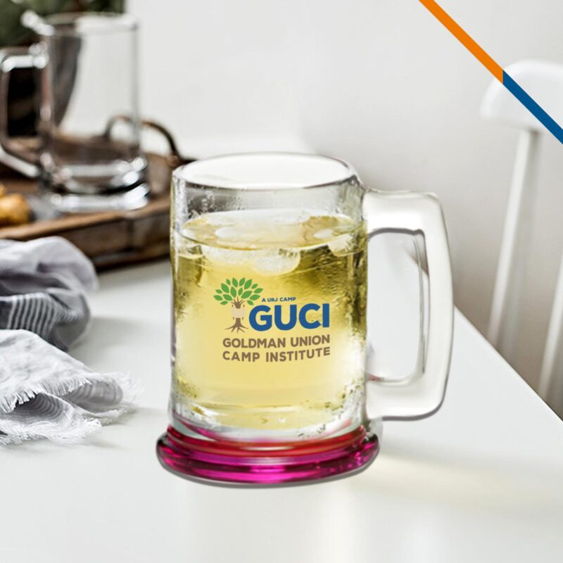 Libbey Idelle Glass Beer Mugs - 15 Oz. - 2