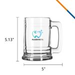 Libbey Idelle Glass Beer Mugs - 15 Oz. - 3