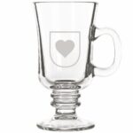 Libbey Irish Coffee Mug 8.5 oz - Branded Footed Glass Mug for Custom Logo Promotion
