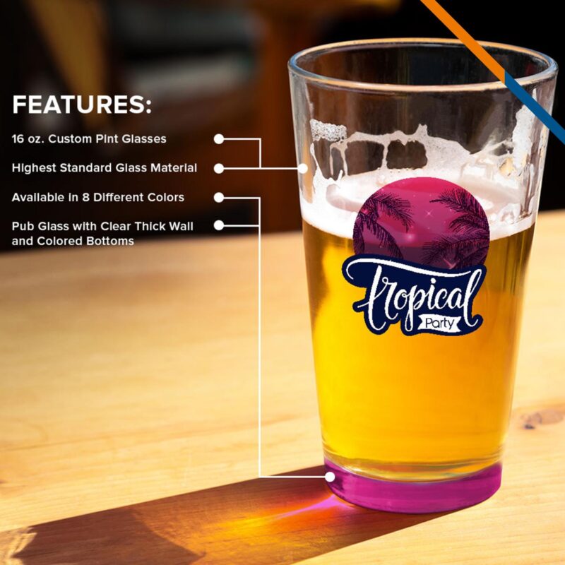 Libbey Loyd Pint Glasses - 16 OZ. - 2