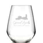 Libbey Prism 18 oz Stemless Wine Glass - Sheer Rim Crystal Clear