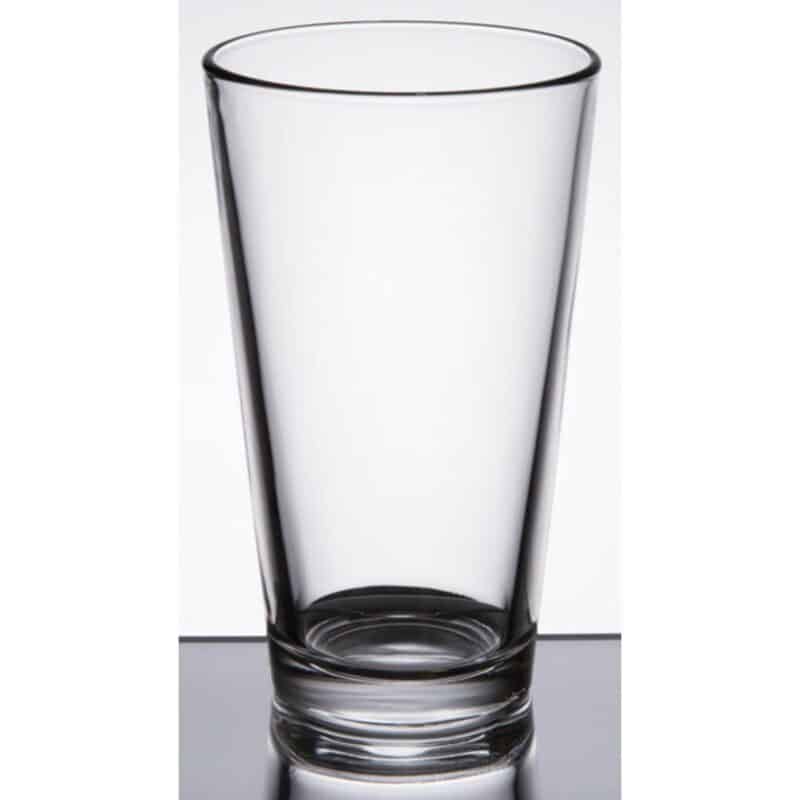 Libbey Restaurant Basics 16 oz. Rim Tempered Pint Glass -Dishwasher Resistant - 1