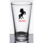 Libbey Restaurant Basics 16 oz. Rim Tempered Pint Glass -Dishwasher Resistant