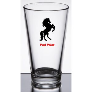 Libbey Restaurant Basics 16 oz. Rim Tempered Pint Glass -Dishwasher Resistant