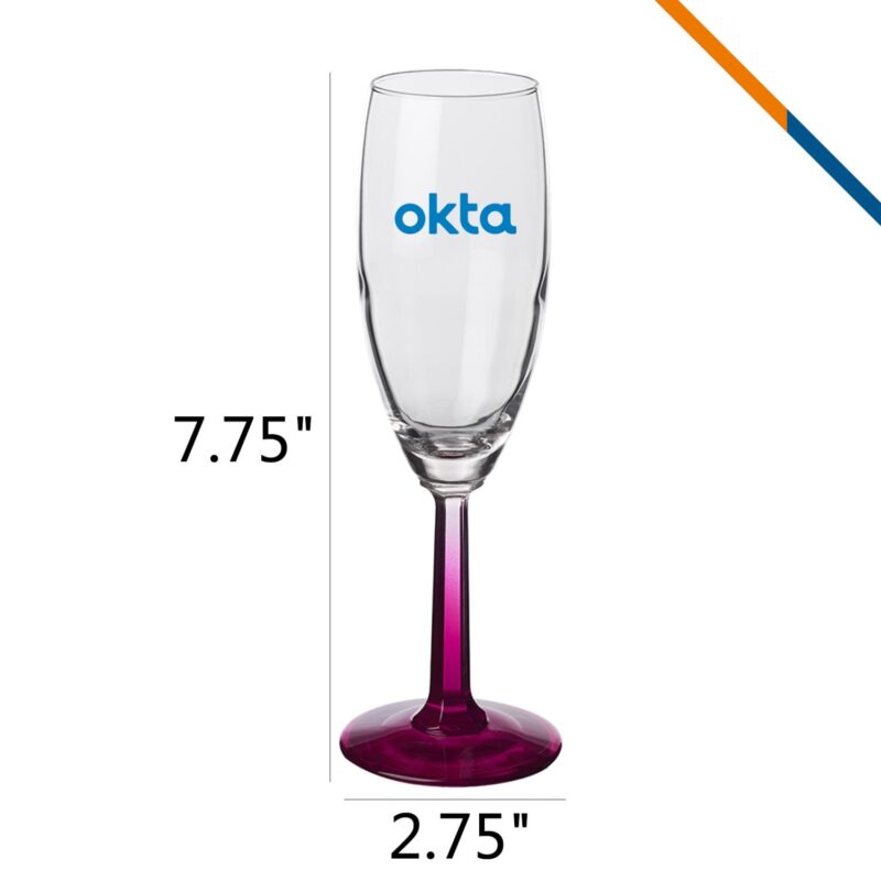 Libbey Salo Champagne Flutes - 6 Oz. - 3